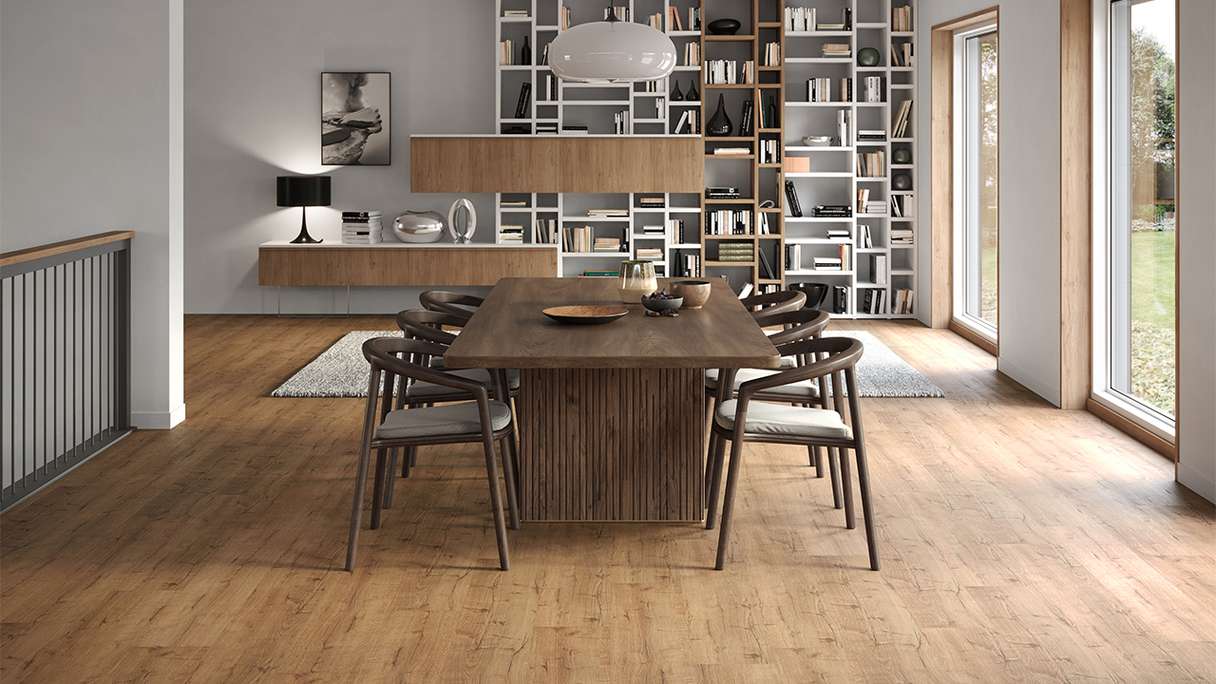 planeo Click Vinyl - Rigid Oak Natural Brown | Synchronised embossing (DF-67501)