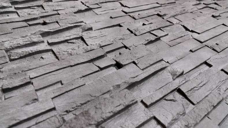 planeo wall cladding stone look - NoviHome Anthracite 1054 x 334 mm