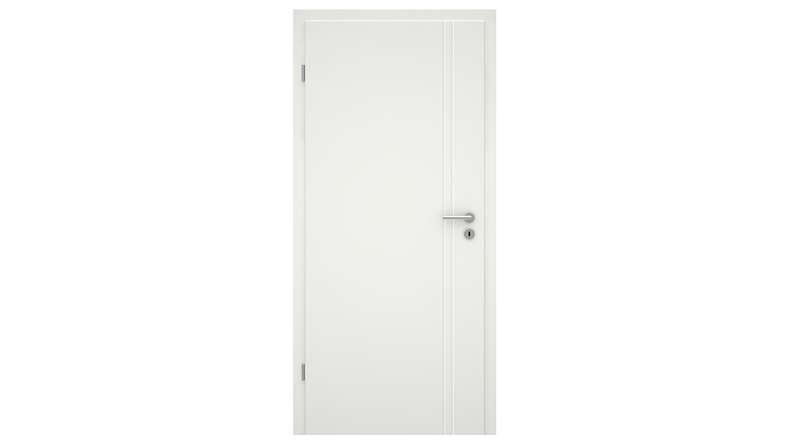 planeo design interior door VELA Kado 7O white lacquer 9010 corner edge | lacquered - 2110 x 610|735|860|985 mm