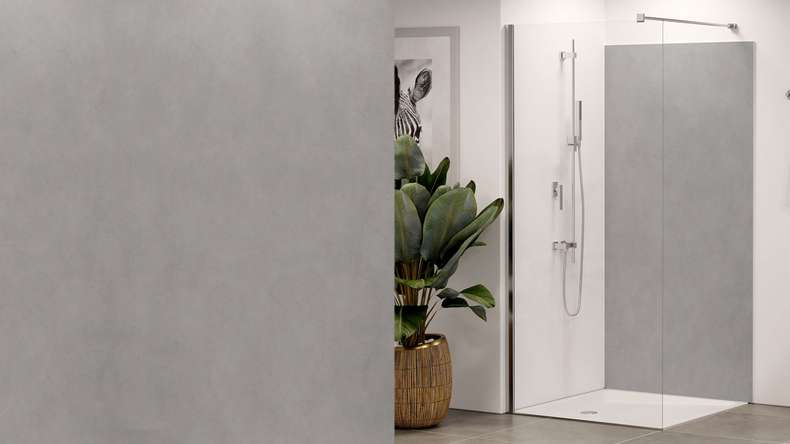 Planeo Wallboard - Concrete Grey Matt - various formats