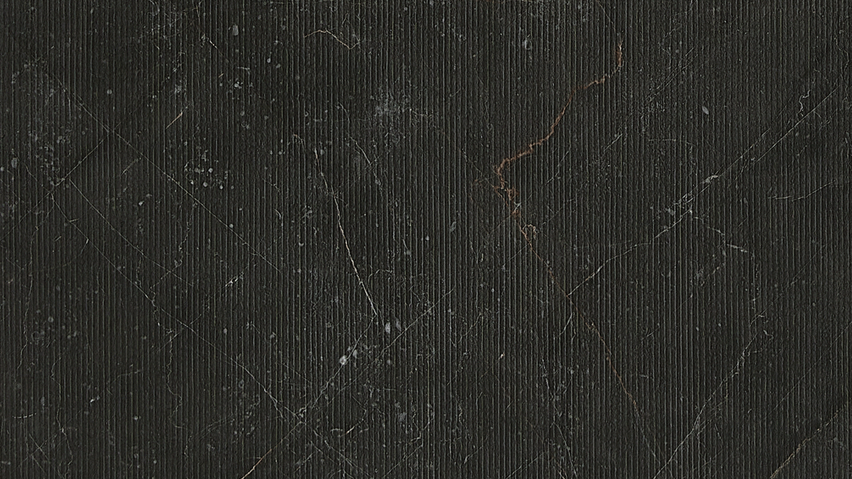 planeo SPC wall cladding – CeraRock Tile Stripes Black Slate XL 280 x 117.5 cm