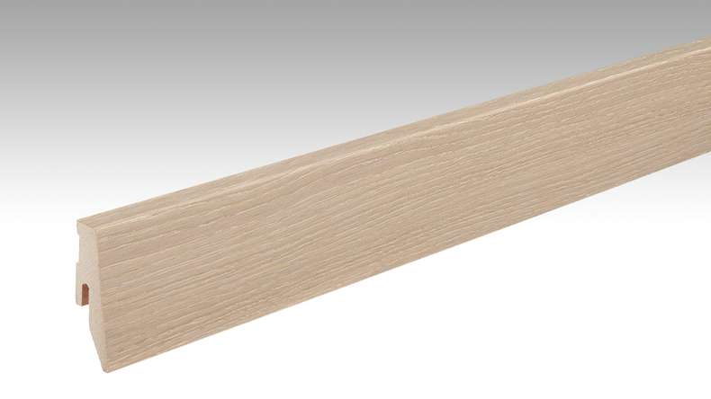 MEISTER skirting boards Profile 3 PK Oak cream white limed 1278 - 2380 x 60 x 20 mm (200049-2380-01278)