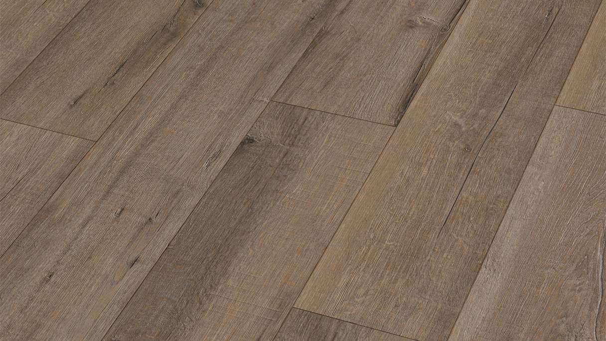 MEISTER design flooring MeisterDesign. next DD 500 S - 06986 Old wood oak clay grey | Impact sound insulation integrated (400054-1287220-06986)