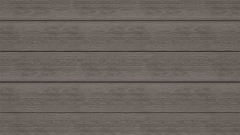 planeo ANTIKWoodline – WPC CoEx-coated decking board, lightweight composite profile – Dark Grey, 3m – rustic/smooth brushed