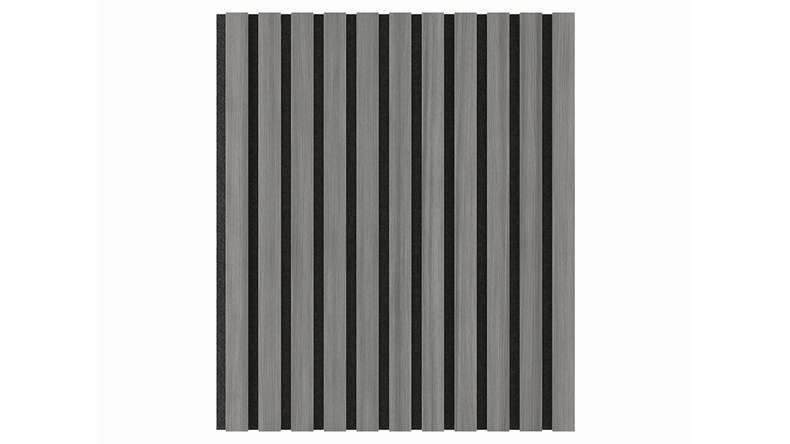 planeo acoustic panels - Oak grey - 2400 x 525 x 18mm (PU-A-006)
