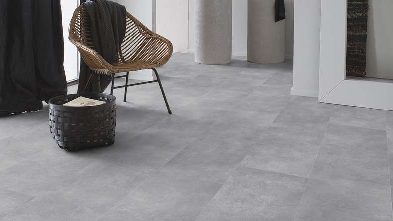 Gerflor adhesive vinyl - Creation 40 Bloom Uni Pearl XL