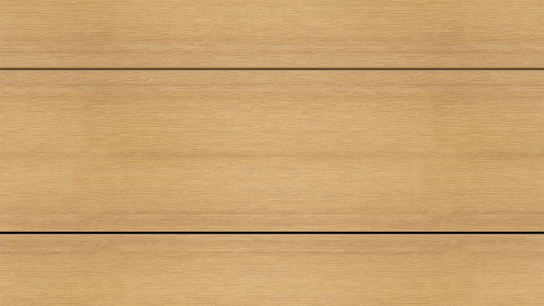 planeo UNIDeck – WPC CoEx-coated decking board, Sand, 3 m – textured/smooth brushed