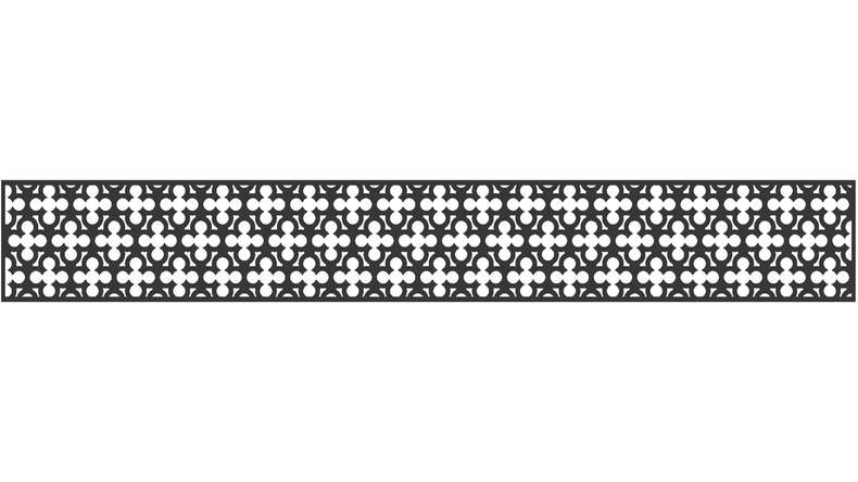planeo Gardence – Designer insert 1800 x 300 x 1.5 mm, anthracite