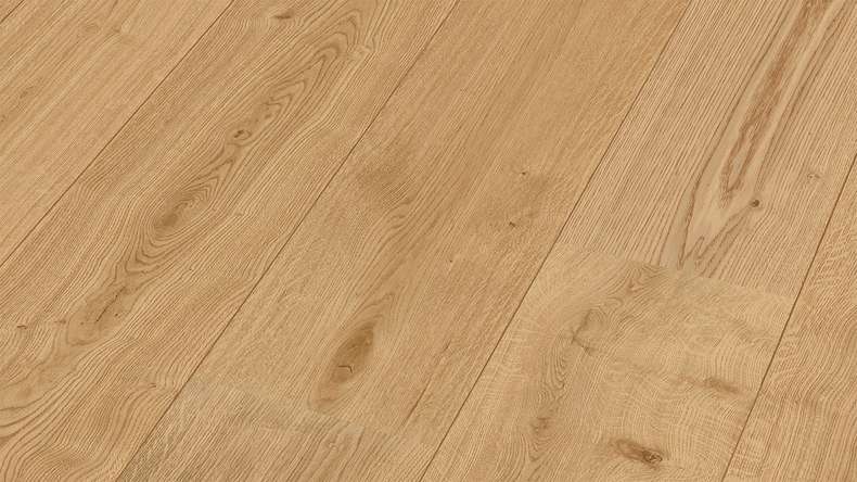 MEISTER Lindura wood flooring HD 400 - 08902 Oak authentic pure natural oiled 2200 x 270 x 11 mm (500213-2200270-08902)