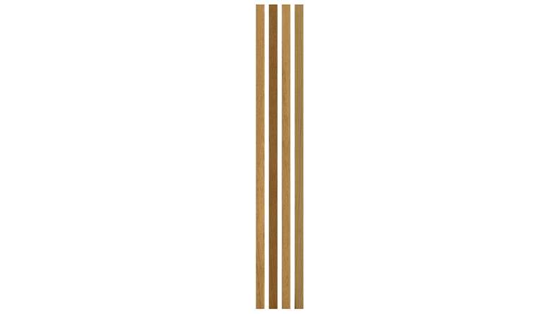 Skaben acoustic panels SilentWall Easy-Sticks - Rustic oak - 250 x 3.45 cm