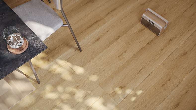 planeo Rigid Click Vinyl - HOMEtec Pro 50 IXPE Pure Canyon Oak | Impact sound insulation integrated (RP-G50-3)