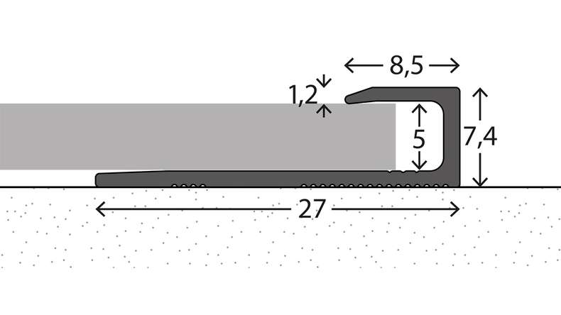 planeo end profile 341 - 270 cm