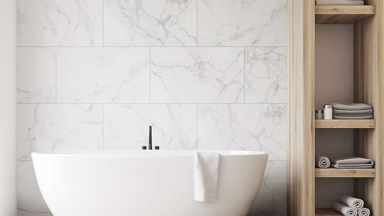 Plastic wall cladding - planeo StrongWall - Corlen 37.5 x 65 cm