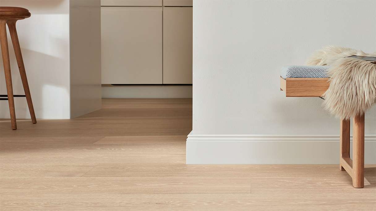 MEISTER Lindura wood flooring HD 400 - 08922 Oak natural champagne ultra matt lacquered 2200 x 270 x 11 mm (500214-2200270-08922)