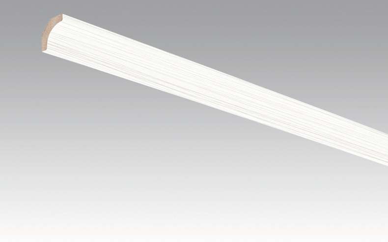 MEISTER skirting boards cove mouldings stripe silver 4021 - 2380 x 22 x 22 mm (200034-2380-04021)