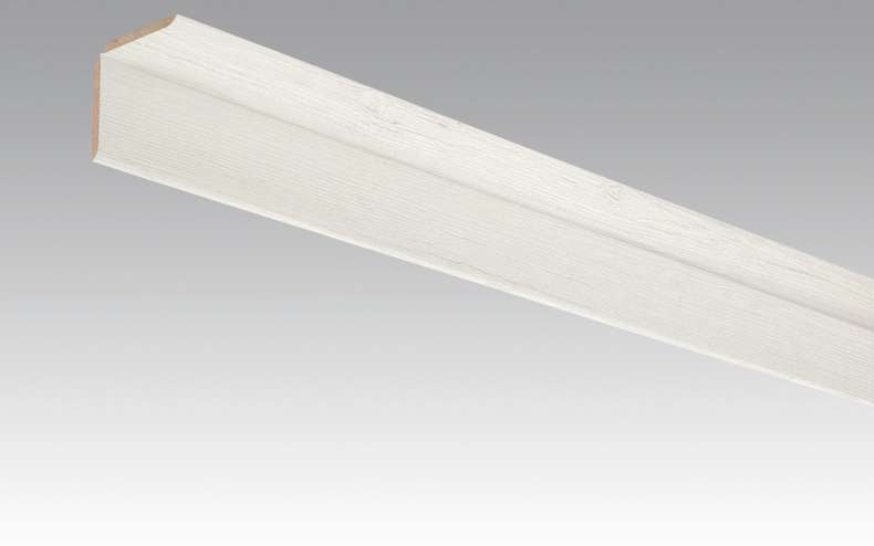MEISTER skirting boards folded pine arctic white 4099 - 2380 x 70 x 3.5 mm (200033-2380-04099)
