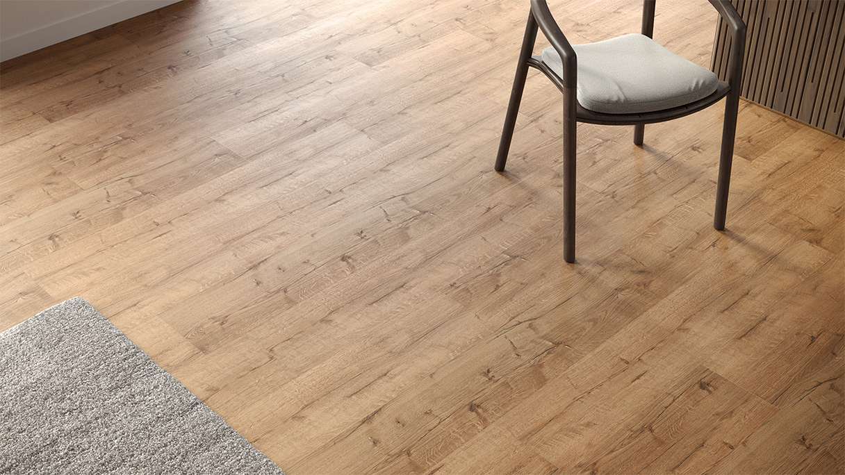 planeo Click Vinyl - Rigid Oak Natural Brown | Synchronised embossing (DF-67501)