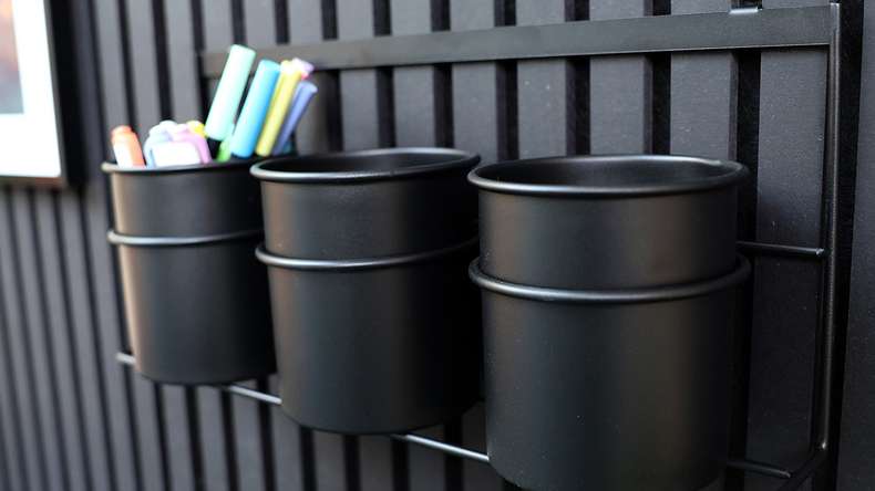 planeo storage - black 3 pcs. Cup with holder