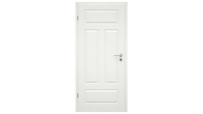 planeo country house interior door VELA Casa 4F AR white lacquer 9010 round edge | lacquered - 1985 x 610|735|860|985 mm