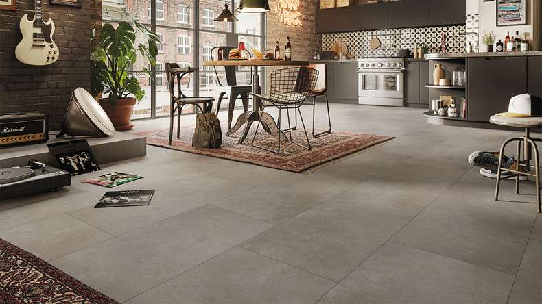 MEISTER design flooring dryback vinyl DB 155 - 20212 Industrial rock stone pore structure (400058-0914457-20212)