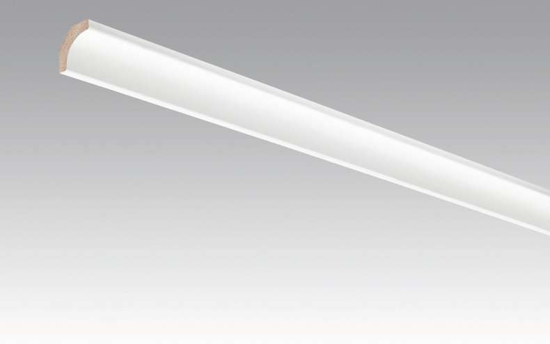 MEISTER skirtings coved skirting Uni white glossy DF 324 - 2380 x 22 x 22 mm (200034-2380-00324)