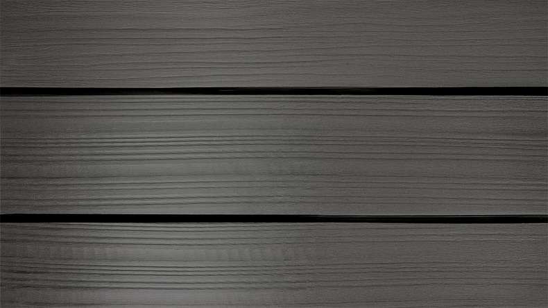 planeo Fassado - WPC rhombus moulding facade cladding anthracite