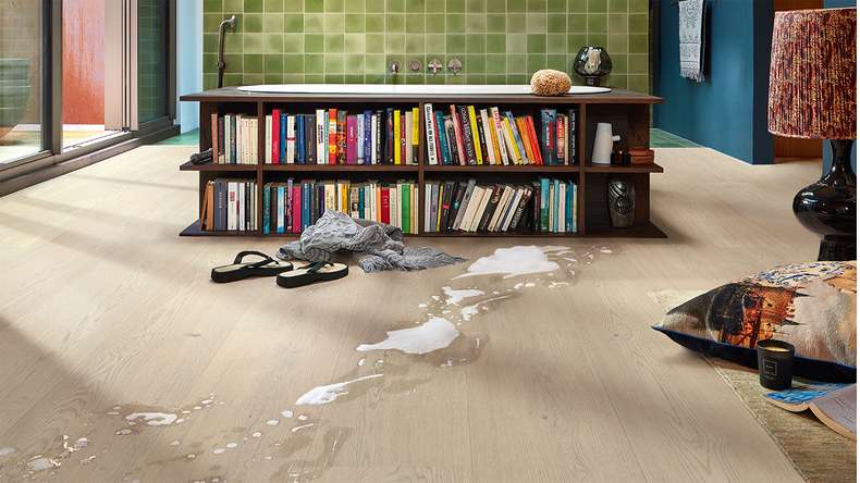 MEISTER Lindura wood flooring HD 400 - 20228 Oak vivid milk cream ultra matt lacquered 2200 x 270 x 11 mm (500214-2200270-20228)