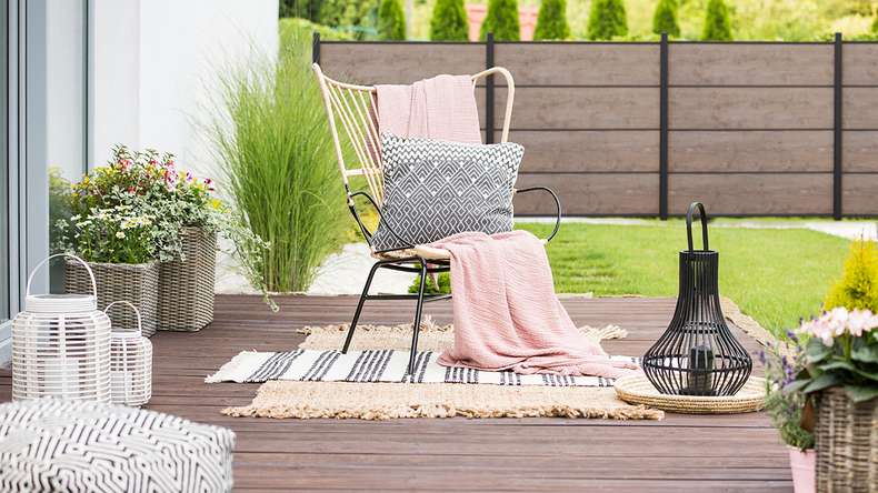 planeo Gardence Resistant - single profile wood look 180 x 45 x 8mm