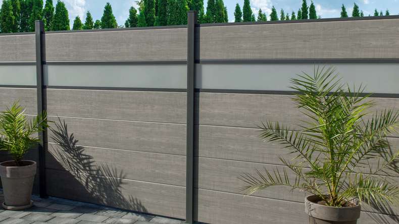 planeo Basic - single profile Grey Ash Cut