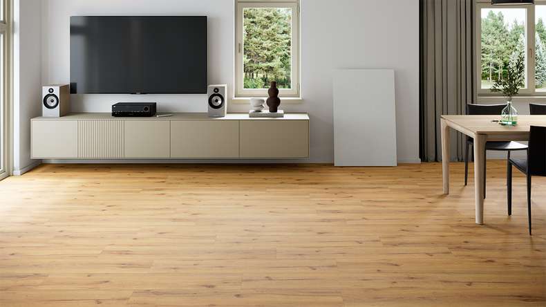 planeo Rigid Click Vinyl - Midtown Oak | Impact sound insulation integrated (DF-K-332-055)