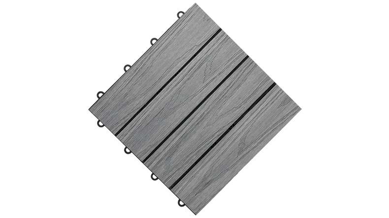 planeo click tile WPC 3D - anthracite