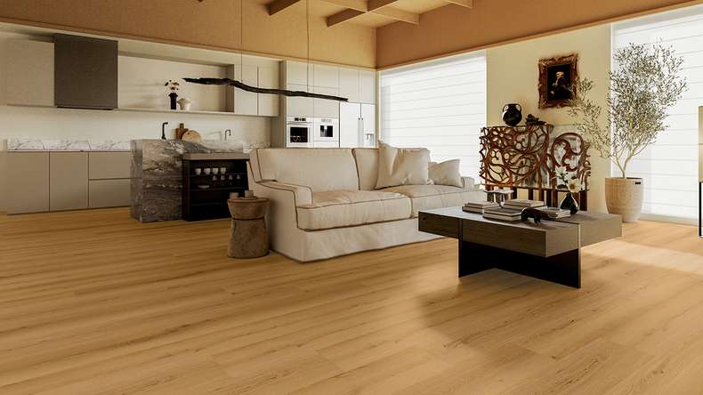 Lys&Land Rigid Klick Vinyl - Fjordline XL Oak Noblesse 1.83m long XL plank | integrated footfall sound insulation (SP183-08)