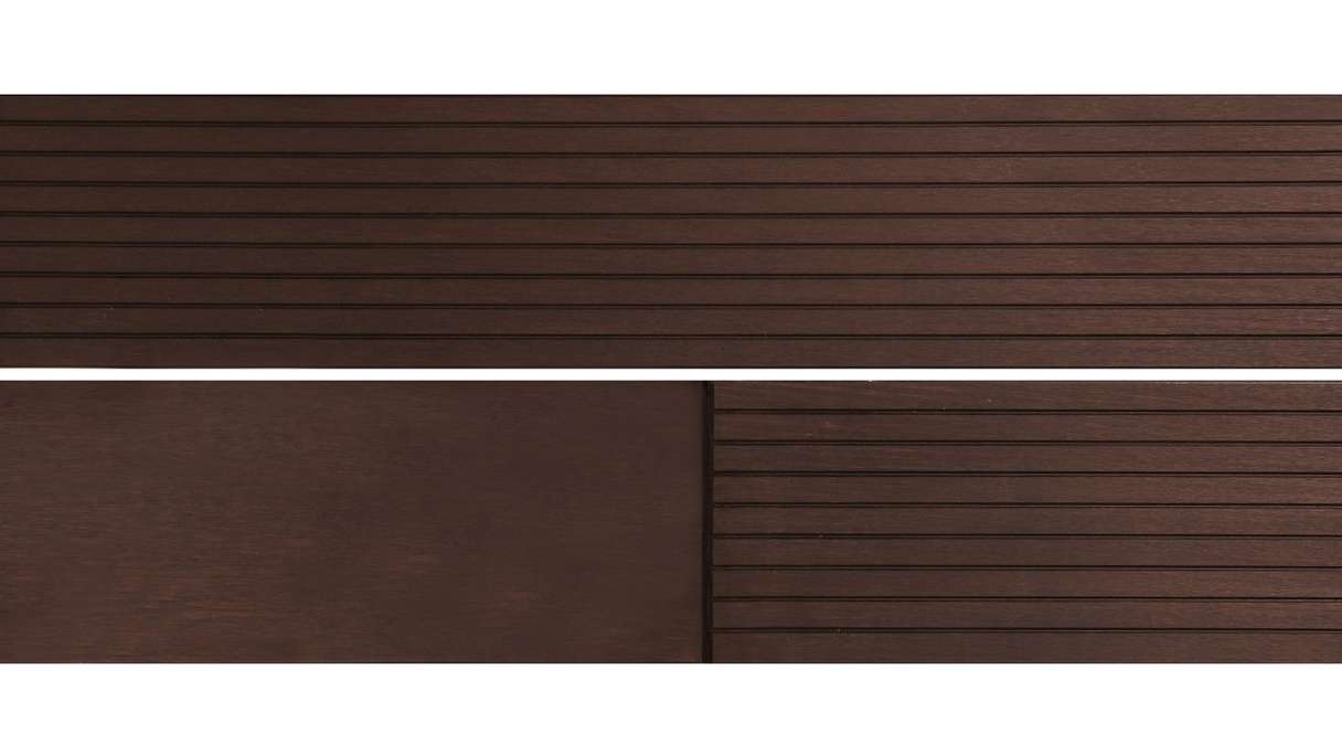 planeo wooden terrace - bamboo dark - smooth/grooved