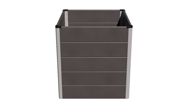 planeo BPC raised bed Cube - anthracite | DB703 70 x 70 x 75 cm