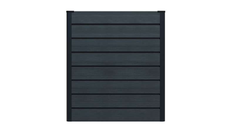 planeo BPC-Rhombus raised bed Cube - Stone grey co-ex. 70 x 70 x 79 cm