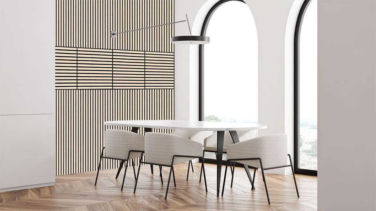 planeo acoustic panel - MixWall Timber Solid Althea Oak 52 x 52 cm | real wood veneer MDF (PLMW-10311C)