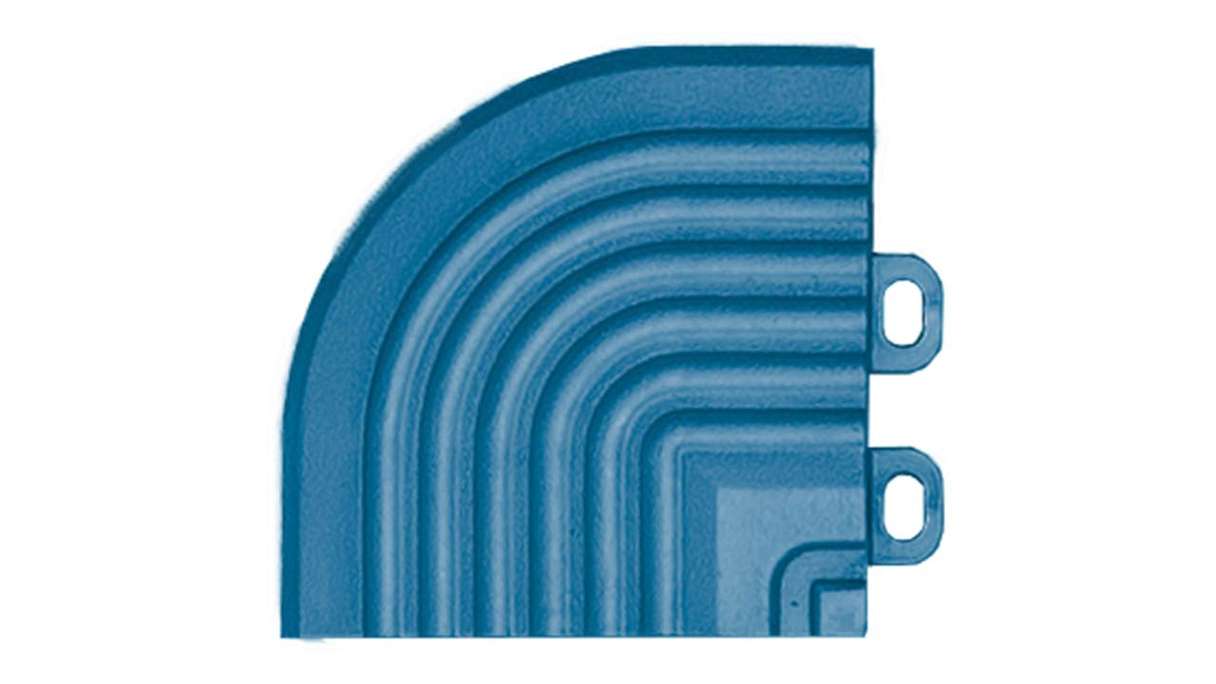 planeo corner piece for 40 x 40 cm click tiles – blue