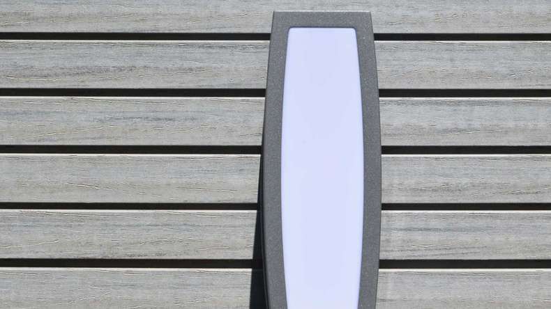 planeo Fassado - WPC rhombus strip facade cladding graphite grey