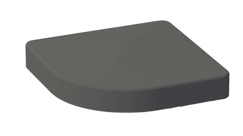 planeo Gardence Metallic – Post cap for adjustable aluminium corner posts