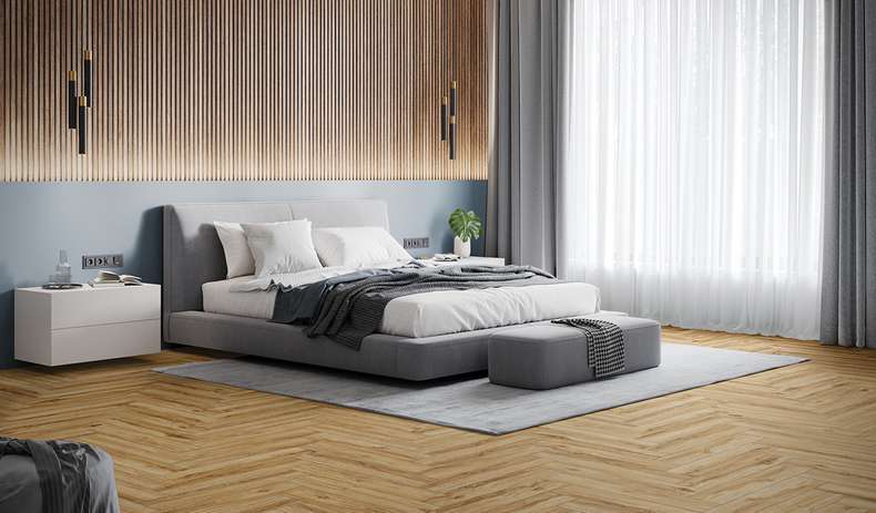 planeo click Vinyl - Herringbone Riley Oak | Made in Germany (100P1004HB)