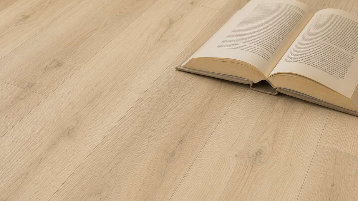 planeo Rigid Click Vinyl – SolutionX 2-in-1 BigSize Noble Oak 1.83 m long XL plank | Integrated impact sound insulation (ECF-BS-88)
