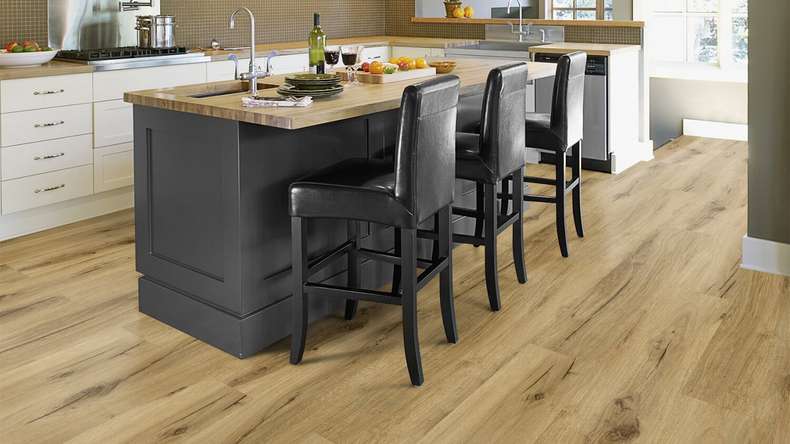 Gerflor Klick Vinyl - Senso Premium Rigid Acoustic Bambi fauve | Impact sound insulation integrated (40441629)