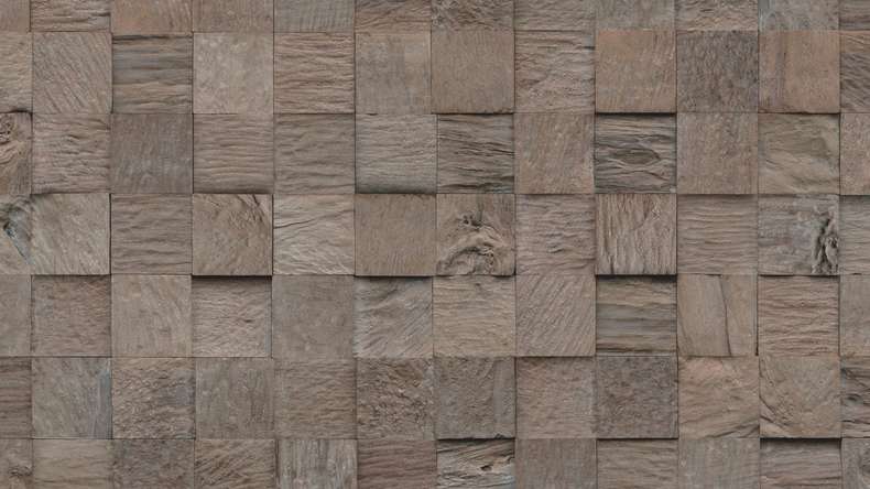 Skaben WoodWall - Teakwood Cube Java