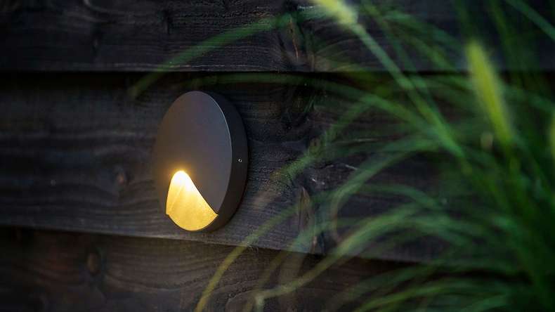 planeo garden lighting 12V - LED wall light Kuma wall light Alu - 6W 294Lumen