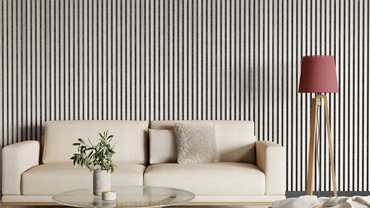 Skaben acoustic panels SilentWall Comfort - white oak - 250 x 30 cm