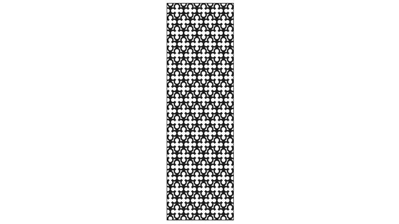 planeo Gardence - Design element Oriental Anthracite | DB703 60 x 180cm