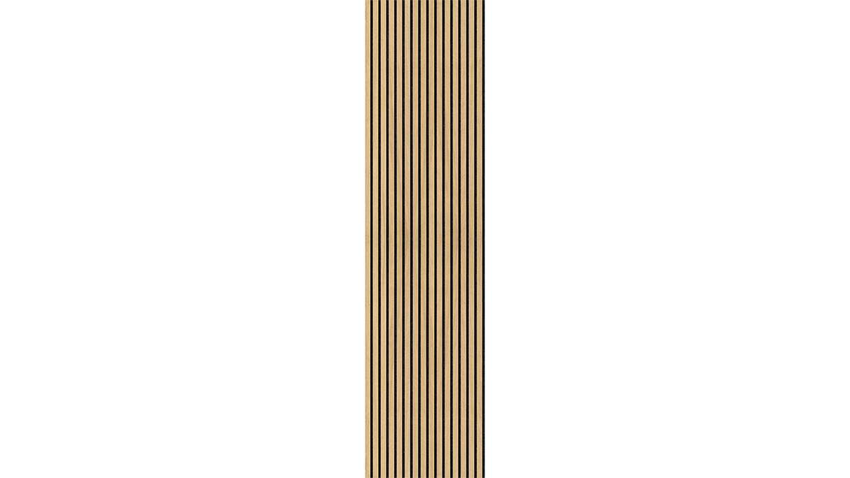 Skaben acoustic panels SilentWall Pro - light brown oak - 250 x 60 cm