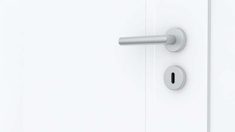 planeo design interior door PUREA Essence 1 white lacquer 9003 design edge | lacquered - 1985 x 610|735|860|985 mm