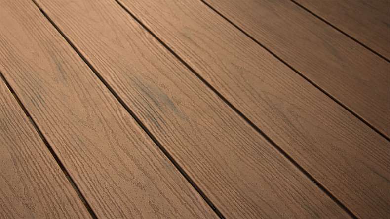 planeo TitanWood - solid plank dark brown antique aged/brushed