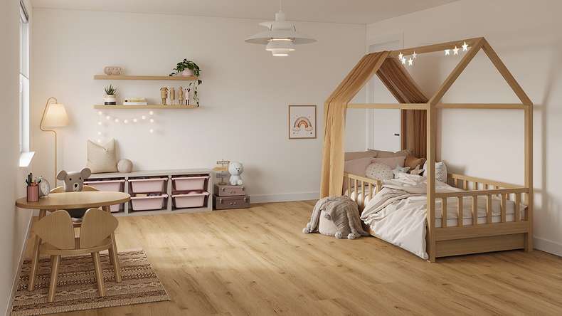 Lys&Land Rigid Klick Vinyl - Fjordline XL Oak Lumea 1.83m long XL plank | integrated footfall sound insulation (SP183-11)